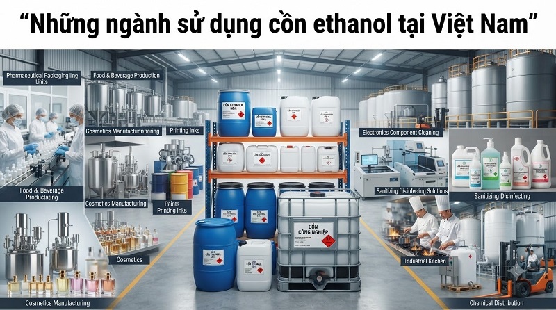 Nhà máy sản xuất cồn ethanol Việt Nam – Nguồn cung ethanol ổn định cho doanh nghiệp